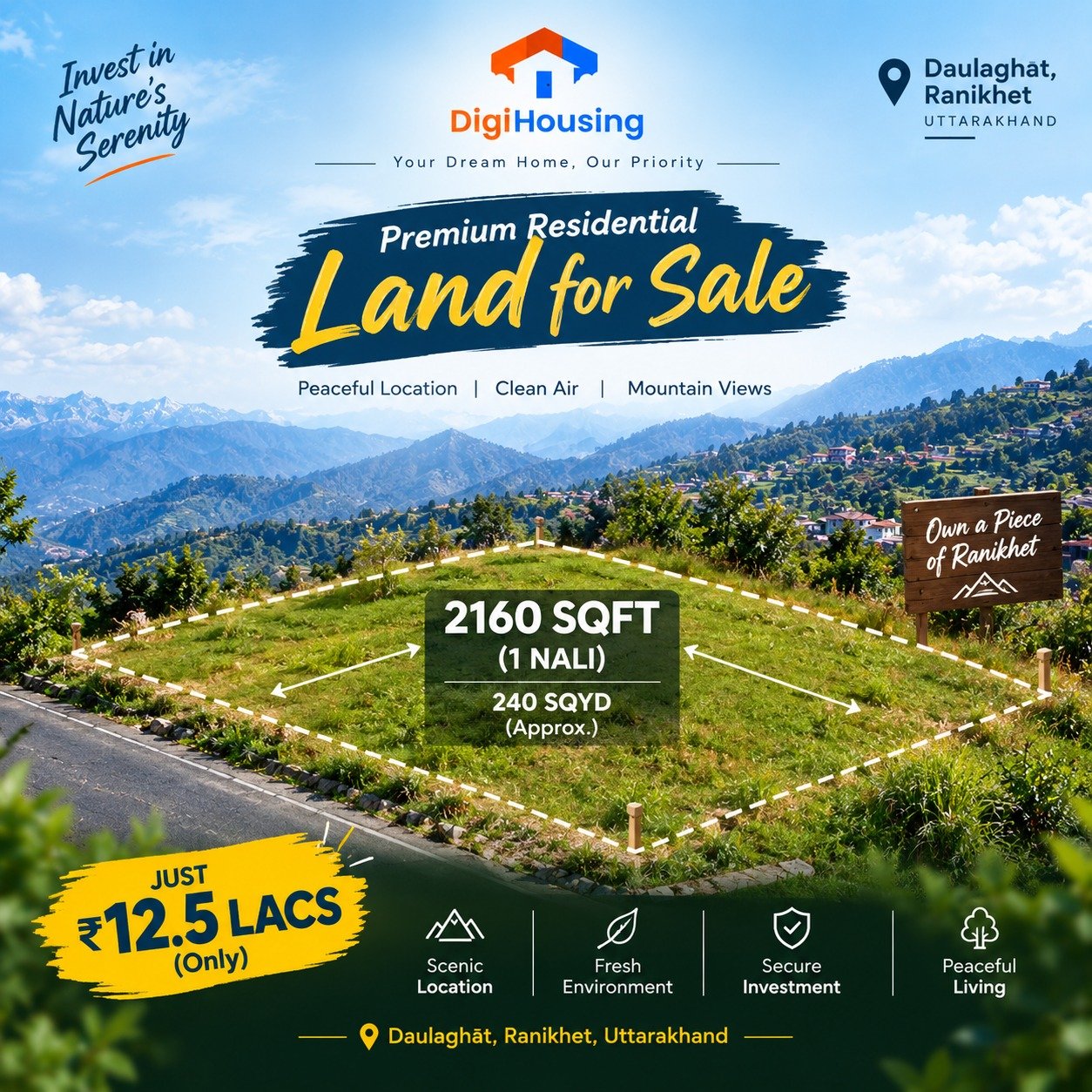 Hill Town Plots & Villa
